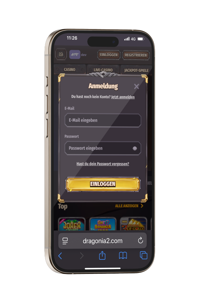 Dragonia Casino Anmeldung